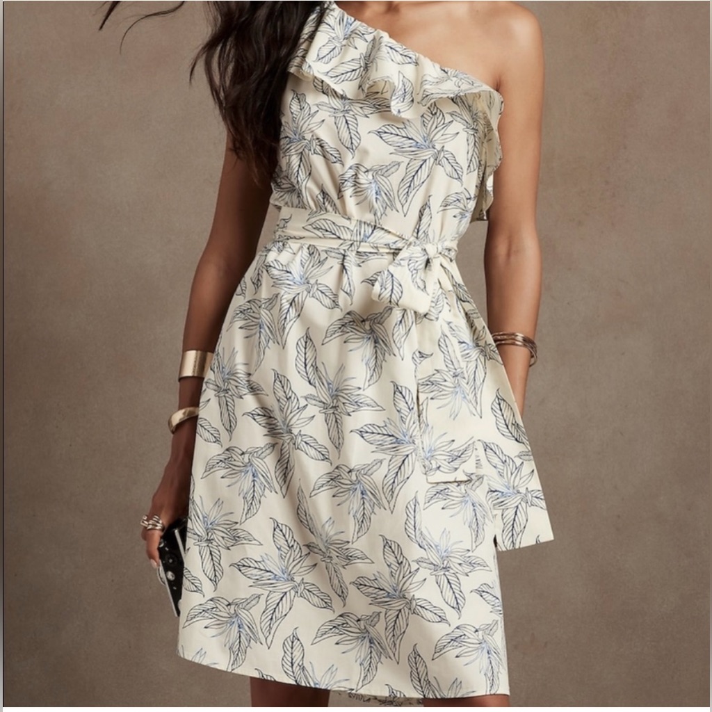 Banana Republic One Shoulder Dress